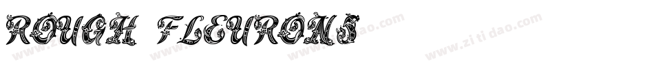 Rough Fleurons字体转换